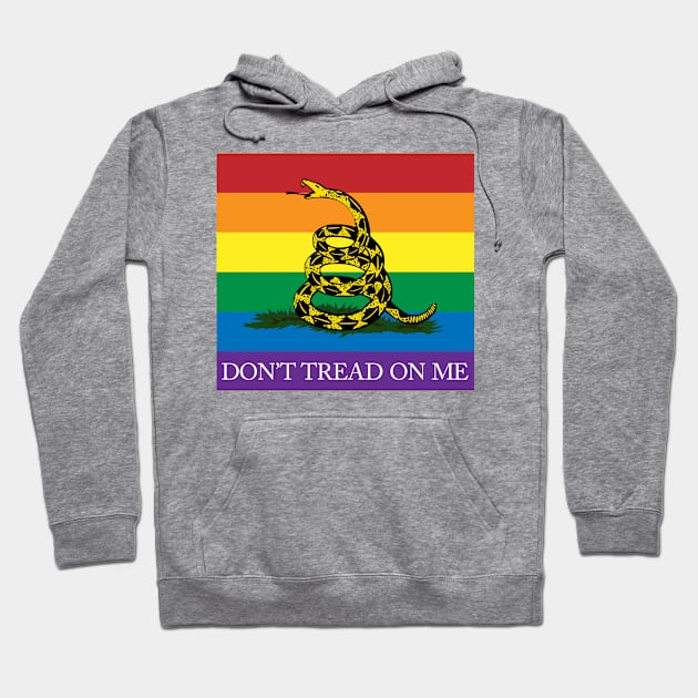 Rainbow Gadsden Flag Hoodie by Operation Blazing Sword